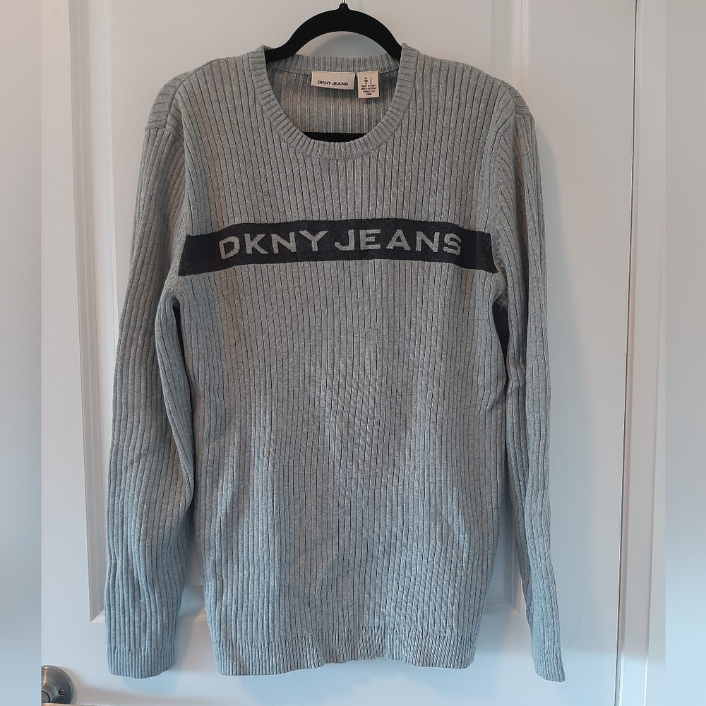 NWT DKNY Jeans Ribbed Crewneck Sweater